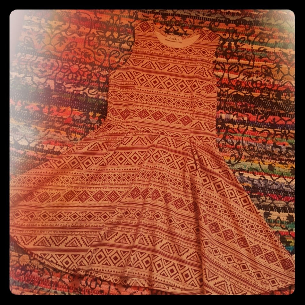 hipster patterned  dress